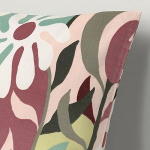 IDGRAN, чехол для подушки, разноцветный цветочный узор, 50x50 см
