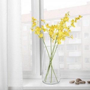 СМИЦКА, искусственный цветок, Орхидея/желтый, 65 см