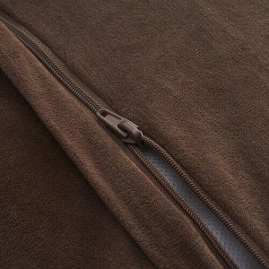 BULLERSKYDD, чехол для подушки, коричневый, 50x50 см