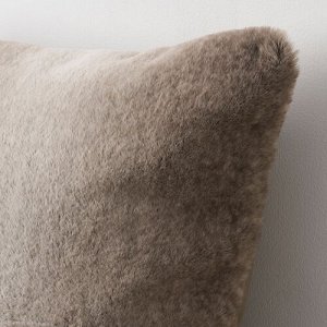 BULLERSKYDD, чехол для подушки, коричневый, 50x50 см