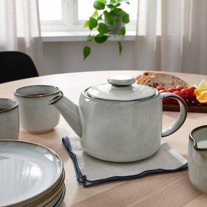 GLADELIG, Заварочный чайник, серый, 1,2 л