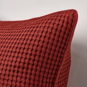 VRELD, чехол для подушки, коричнево-красный, 50x50 см