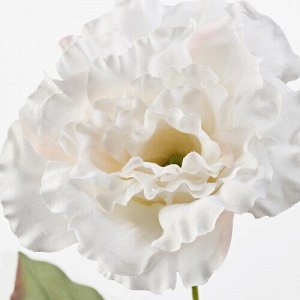 СМЫЧКА, искусственный цветок, Лизиантус/белый, 60 см