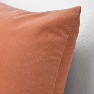 SANELA, чехол для подушки, оранжево-коричневый, 40x58 см