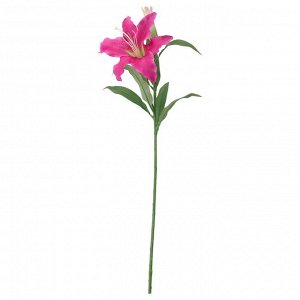 СМАЙКА, искусственный цветок, Лилия/ розовый, 85 см