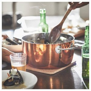 FINMAT, кастрюля с крышкой, медь / нержавеющая сталь, 5 л,