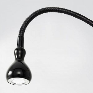 JANSJÖ, СВЕТОДИОДНАЯ USB-лампа, черная, 38 см