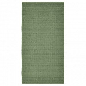 TIDTABELL, коврик, плоская ткань, зеленый, 80x150 см