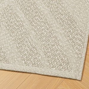 FULLMAKT, коврик из плоской ткани, внутренний / уличный, бежевый / меланжевый, 60x90 см,