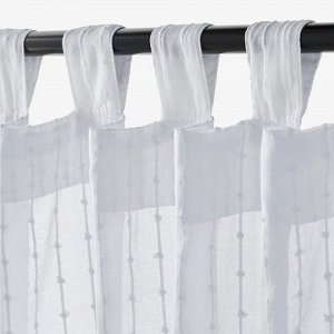 MATILDA, прозрачные шторы, 1 пара, белые, 140x250 см
