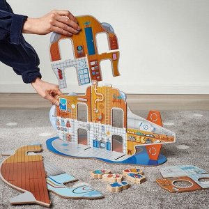 БЛАВИНГАД, игровой набор для подводной лодки, 11 предметов, разноцветный
