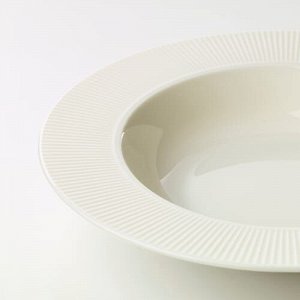 OFANTLIGT, глубокая тарелка, белая, 24 см,