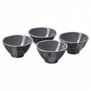 STRIMMIG, миска, керамогранит серый, 11 см,