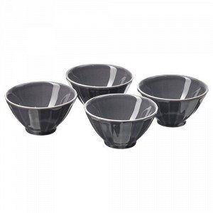 STRIMMIG, миска, керамогранит серый, 11 см,