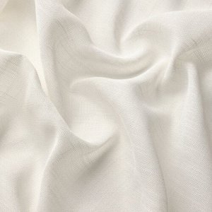 HLLEBRCKA, прозрачные шторы, 1 пара, белые, 145x250 см