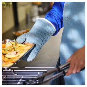 GRILLTIDER, Прихватка для гриля, серо-бирюзовая,