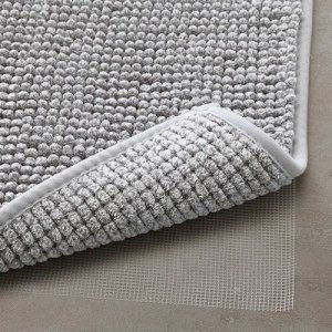 TOFTBO, Коврик для ванной, серо-белый меланж, 40х60 см