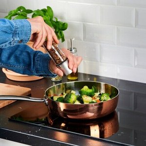 CITRONHAJ, Мельница для специй, прозрачное стекло/нержавеющая сталь, 15 см