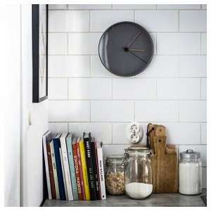 BONDTOLVAN, настенные часы, серо-розовые, 25 см,