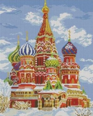 Алмазная мозаика подрамник  полная выкладка       арт.JS20178 Москва