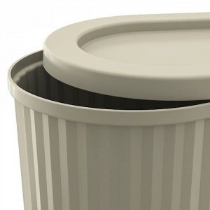 DAMMNG, мусорное ведро с крышкой, серо-бежевый, 26 л,