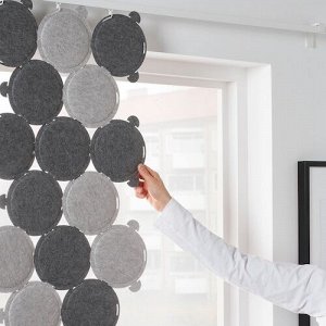 IKEA ODDLAUG, звукопоглощающая панель, серый