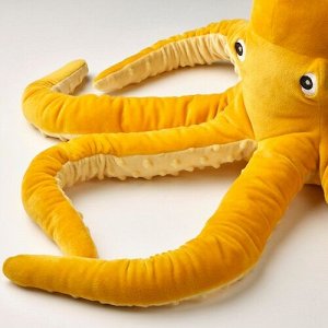 БЛАВИНГАД, мягкая игрушка, осьминог / желтый, 50 см,