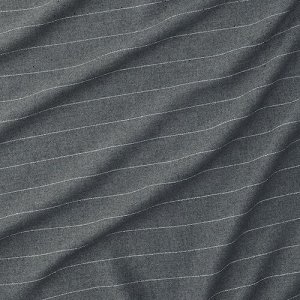 MILDRUN, шторы, 1 пара, темно-серый в полоску, 145x250 см
