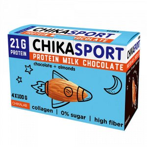 Chikalab Протеиновый шоколад без сахара, 100 гр.