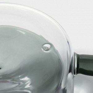 Кружка с двойными стенками Magistro «Дуо», 250 мл, 12x8.5x7.7 см, стекло, прозрачная