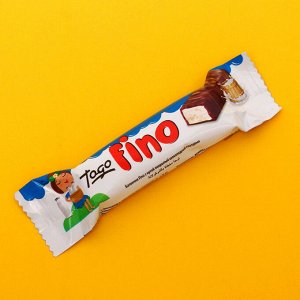 Батончик "FINO", с нугой покрытый шоколадной глазурью, 15 г