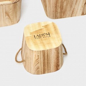 Корзины для хранения LaDо*m, 3 шт, ручной работы
