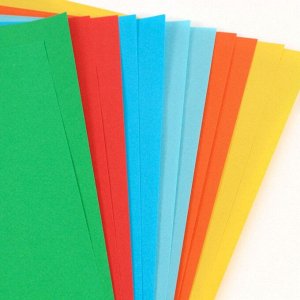 Бумага цветная тонированная, А4, 12 листов, 6 цветов, немелованная, двусторонняя, в пакете, 80 г/м², Человек-паук