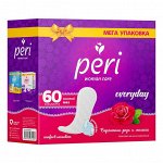 PERI Женские ежедневные прокладки &quot;Everyday Аромат розы&quot; 60 шт