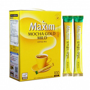 Растворимый кофе 3 в 1 Мокко Голд Maxim Mocha Gold Mild Coffee Mix 1 саше