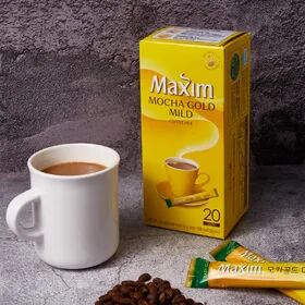 Растворимый кофе 3 в 1 Мокко Голд Maxim Mocha Gold Mild Coffee Mix 1 саше