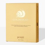 (Набор) Гидрогелевая маска для лица с золотом и муцином улитки Petitfee Gold &amp; Snail Hydrogel Mask Pack, 5шт* 30г