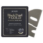 Гидрогелевая маска с черным жемчугом и золотом Petitfee Black Pearl &amp; Gold Hydrogel Mask Pack, 1шт* 32г