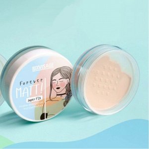 LUXVISAGE Пудра-фиксатор рассыпчатая LUXVISAGE Forever MATT! super FIX, Бесцветный