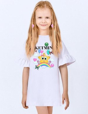 Платье для девочки KETMIN STAR MINI цв.Белый