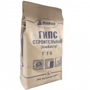 Гипс строительный ДИОЛА Алебастрг-5 5кг