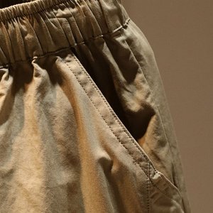Женские брюки с эластичным поясом, хаки