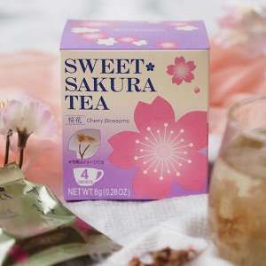 Sweets Sakura Tea 8g - Чай из листьев Сакуры. 4шт