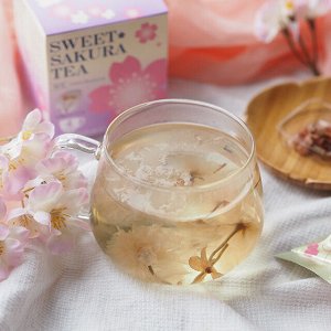 Sweets Sakura Tea 8g - Чай из листьев Сакуры. 4шт