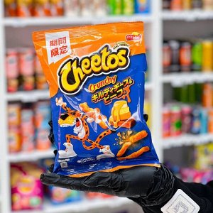 Cheetos Crunchy Cheese & Beef 65g - Японские Кранчи Читос. Говядина с сыром