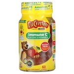 L&#039;il Critters, Immune C плюс цинк и витамин D, 60 жевательных таблеток