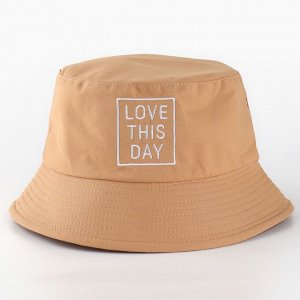 Панама "Love this day"  р-р 56см