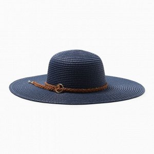 Шляпа женская MINAKU, цв. синий, р-р 58