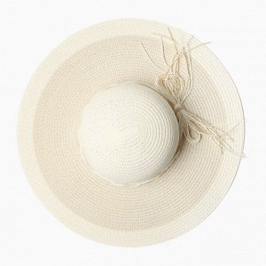 Шляпа женская MINAKU, цв. молочный, р-р 58