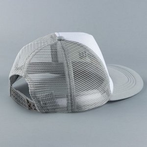 Кепка женская с сеткой Simply, серая, р-р 56